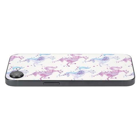 Purple Unicorns by Cat Coq iPhone 16e Skin